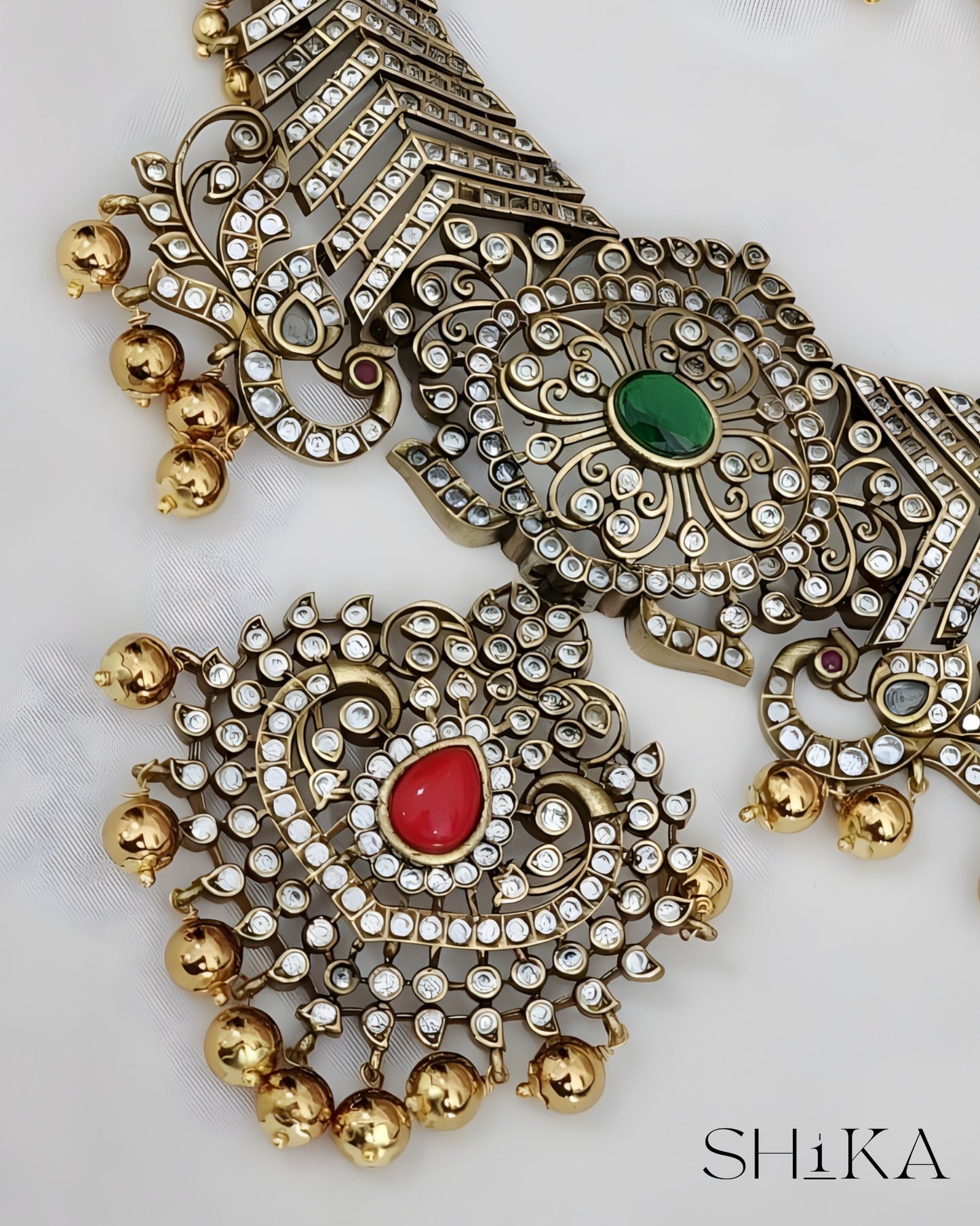 Nooranjali Victorian Necklace Set