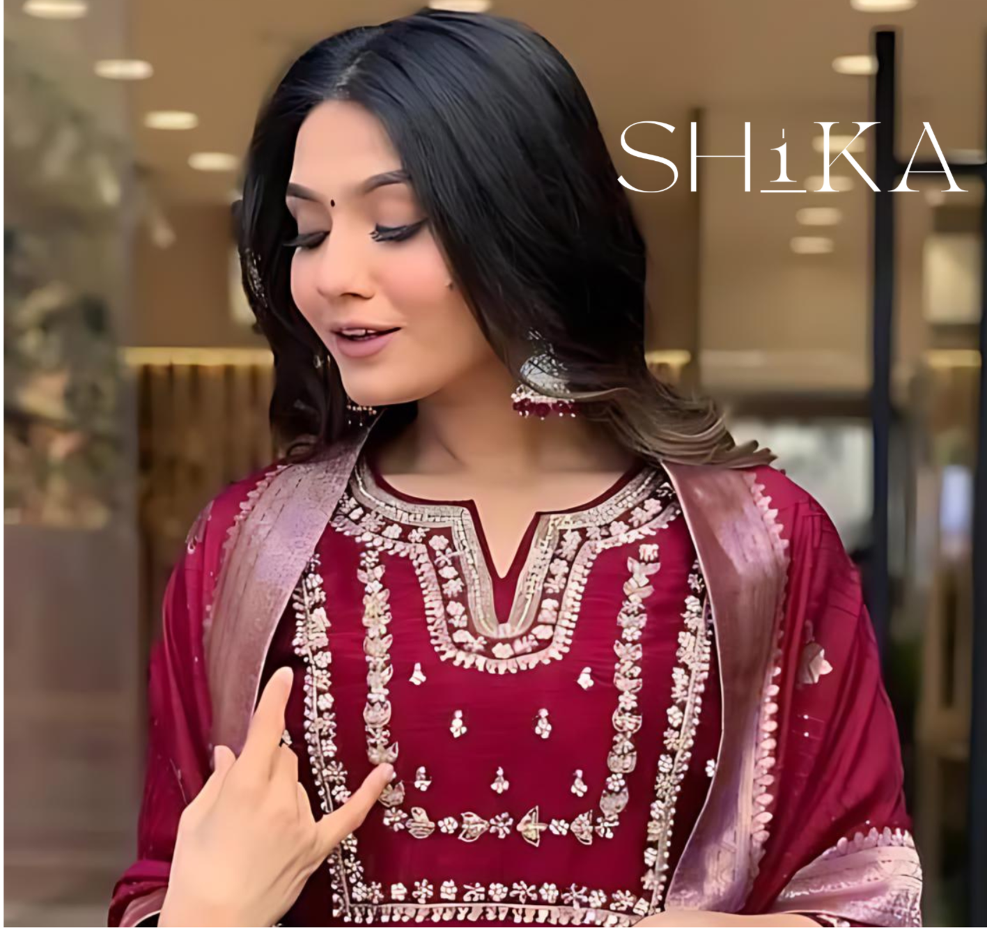 Mulberry Mist Kurti set