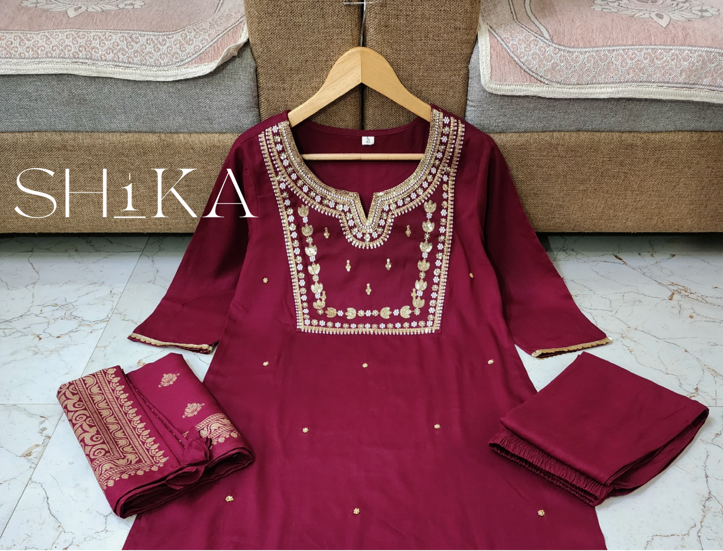 Mulberry Mist Kurti set