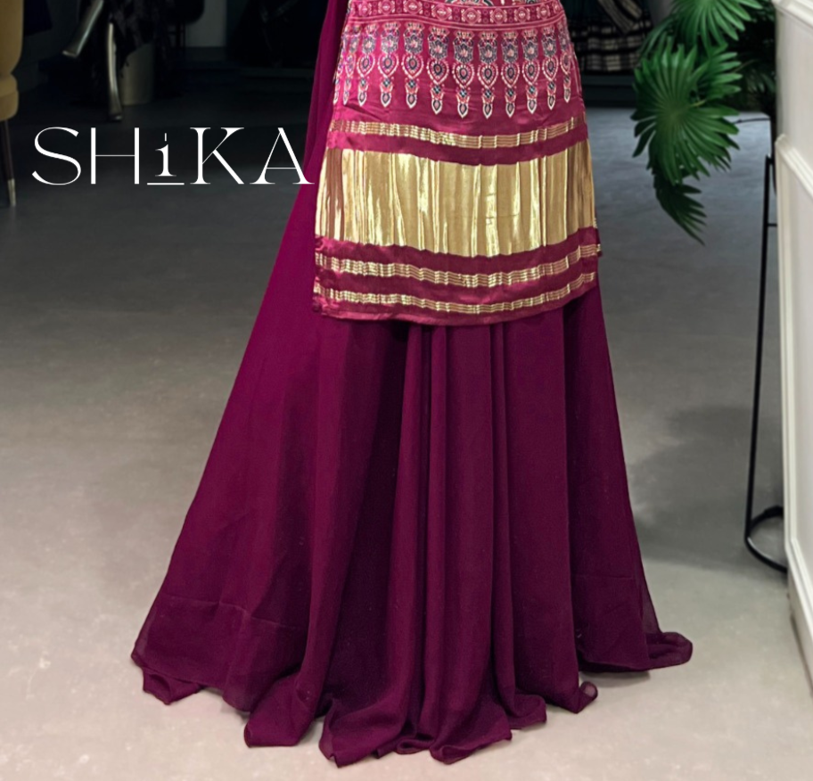 Wine Whisper palazzo set