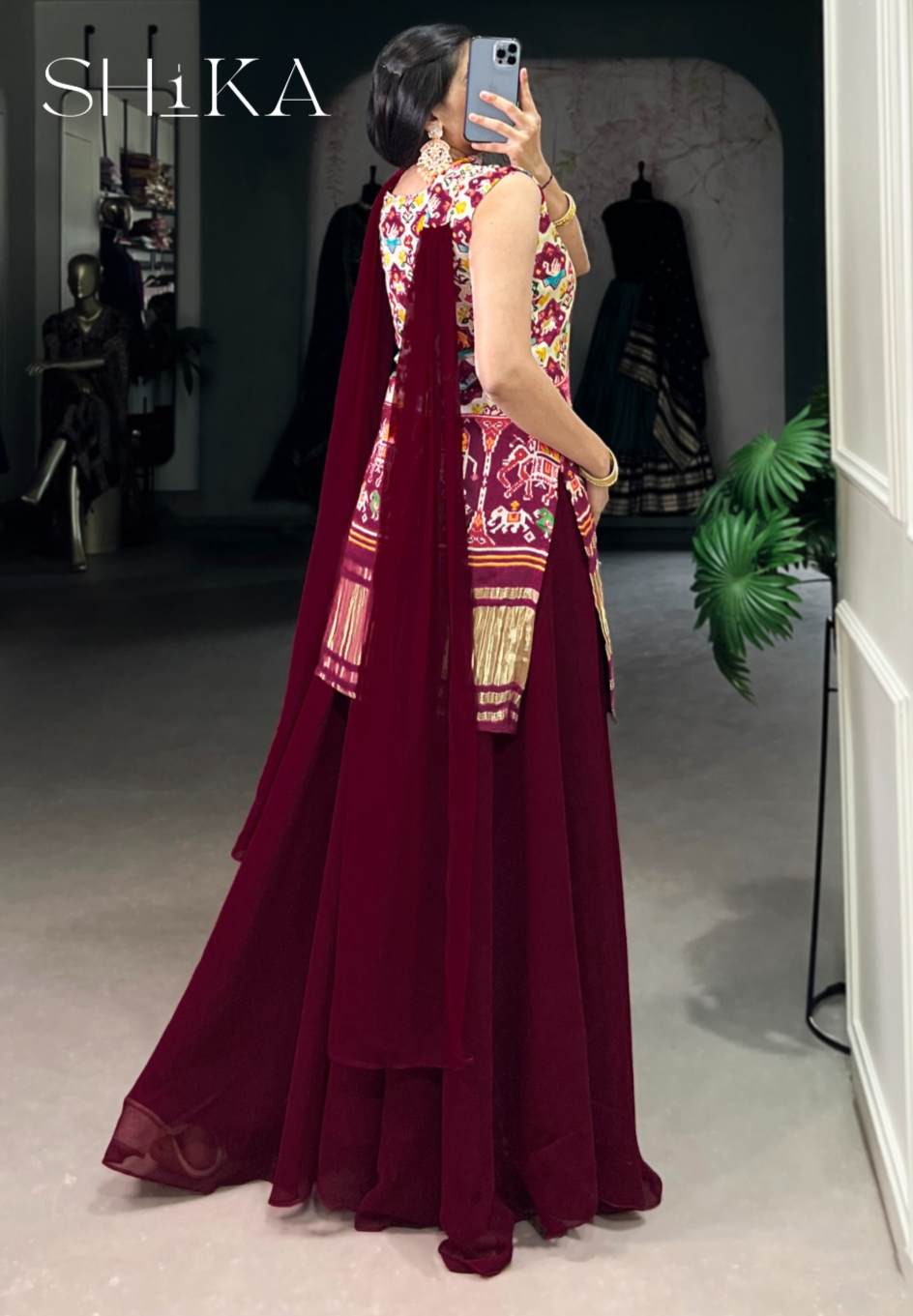Cherry palazzo set