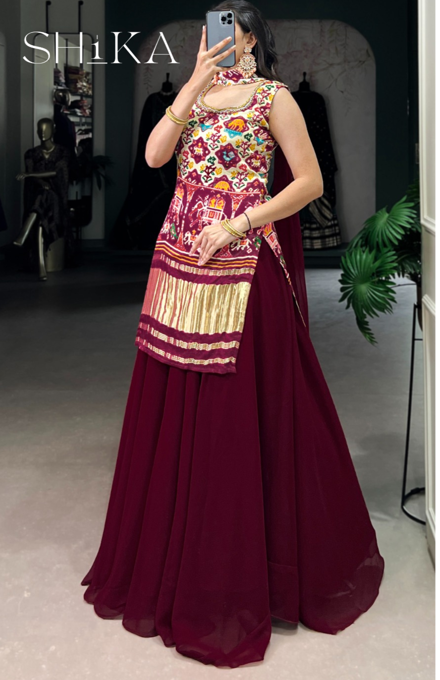 Cherry palazzo set