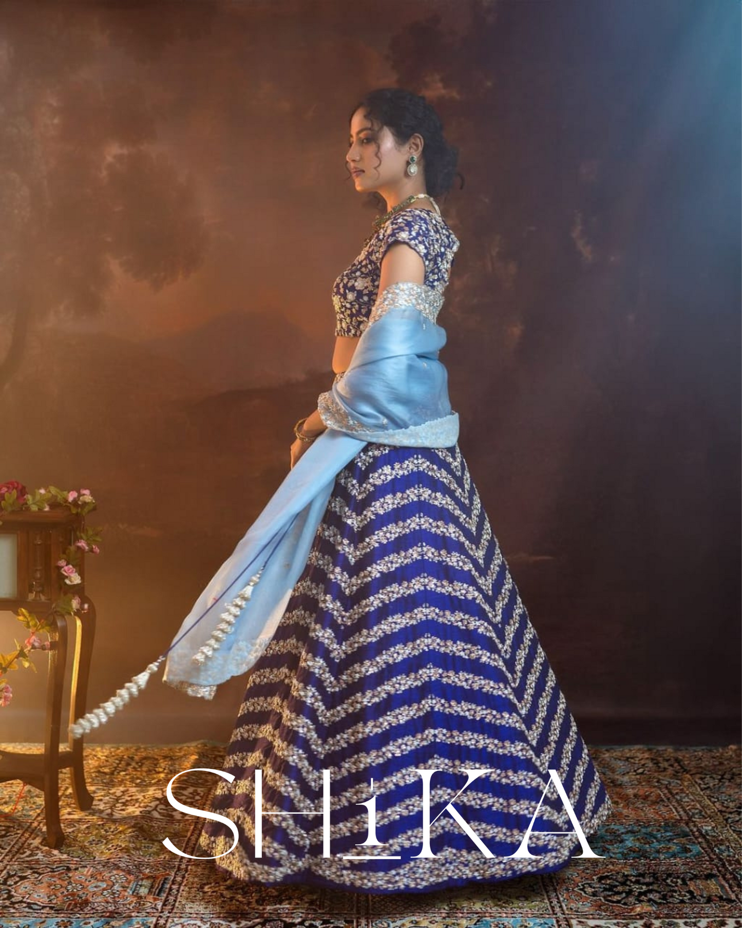Twilight Tide Lehenga