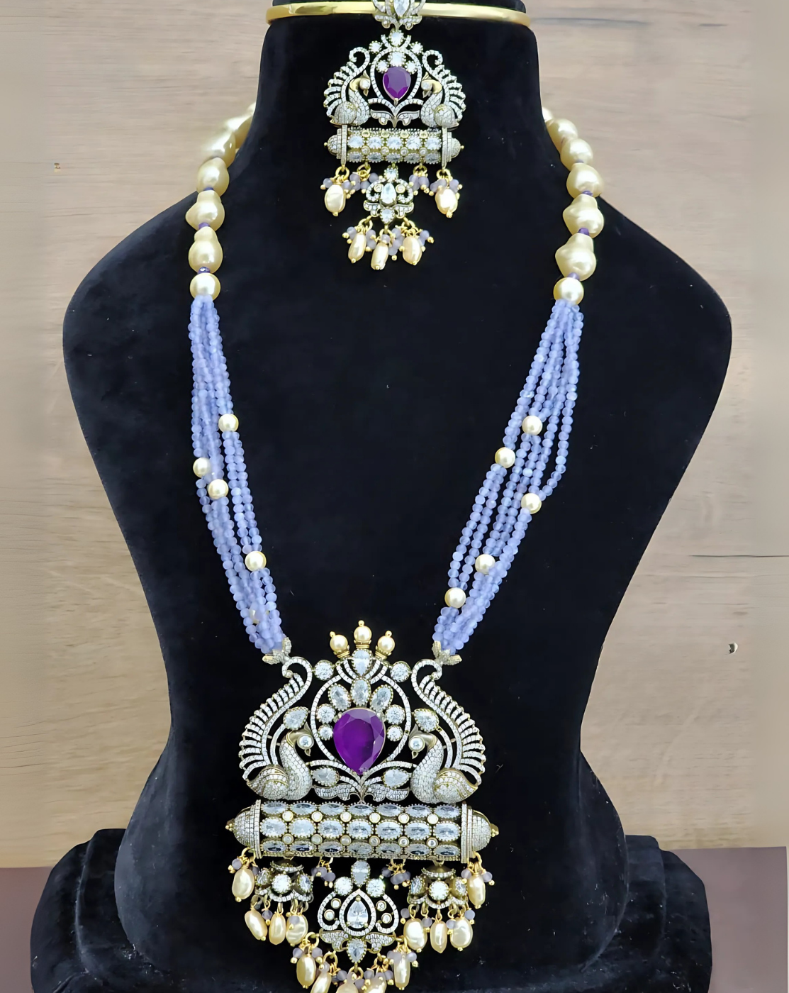 Moissanite Mala Set