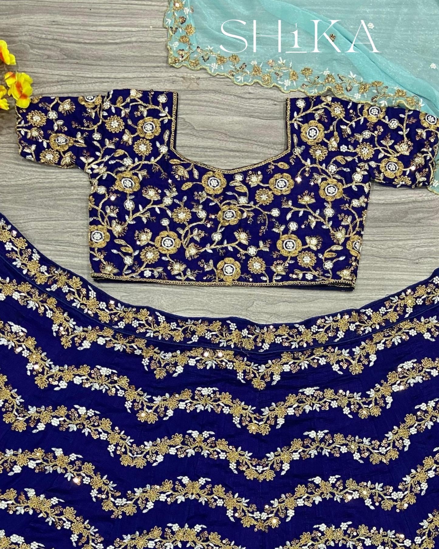 Twilight Tide Lehenga