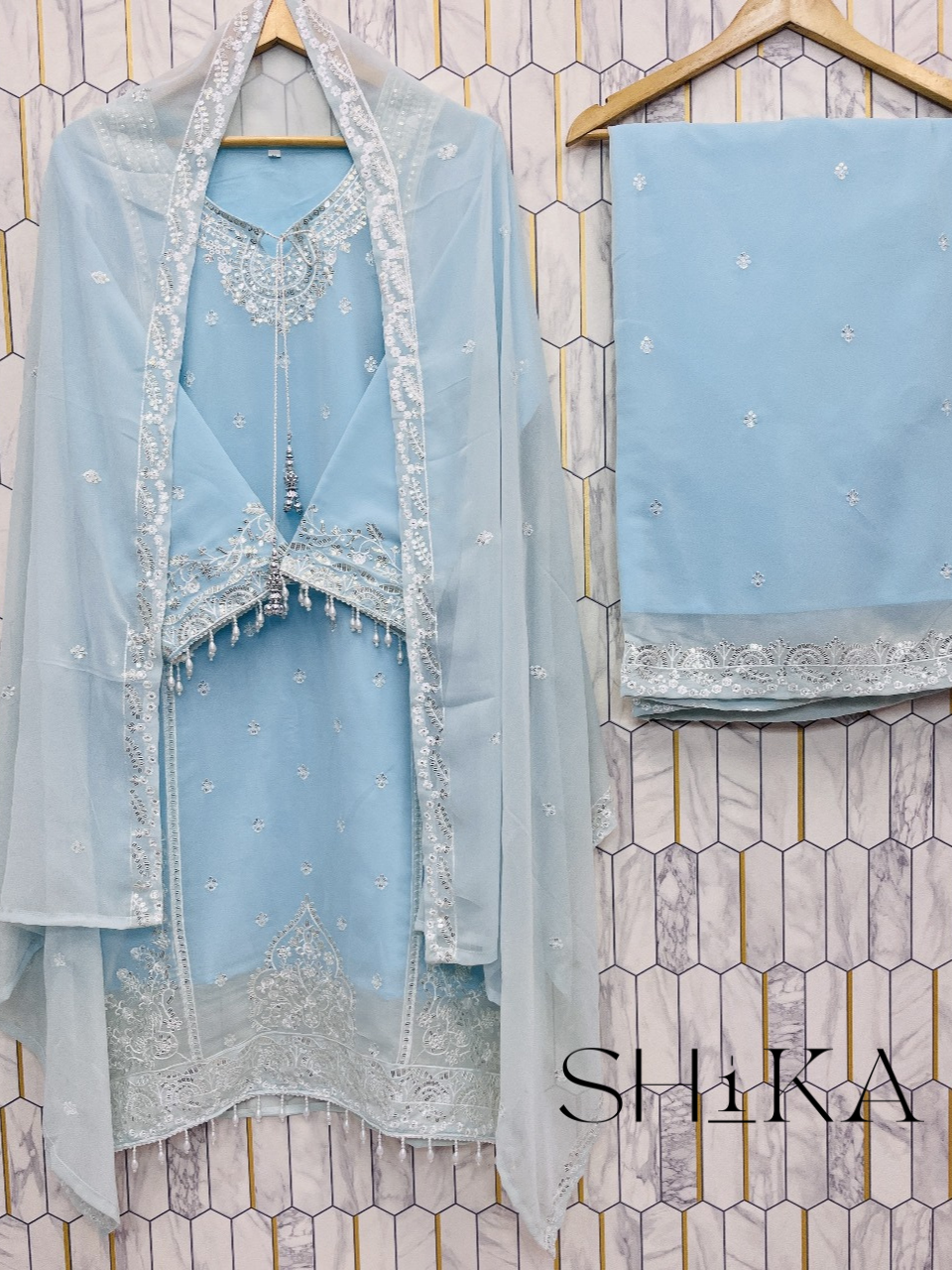 Ocean Mist kurti set
