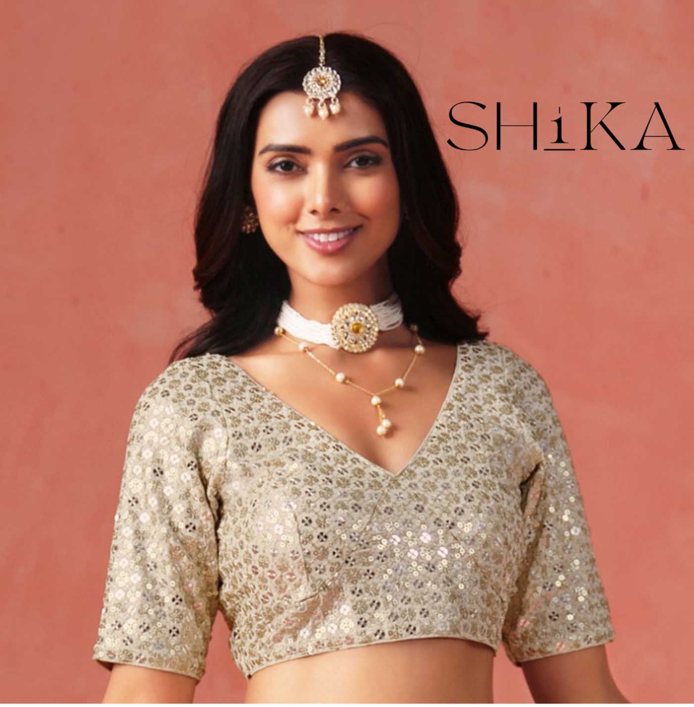 Golden Aura Lehenga