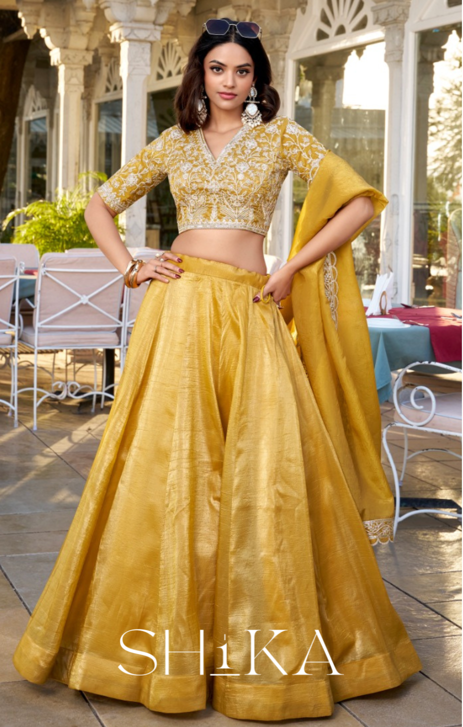 Sunlit Aura Lehenga