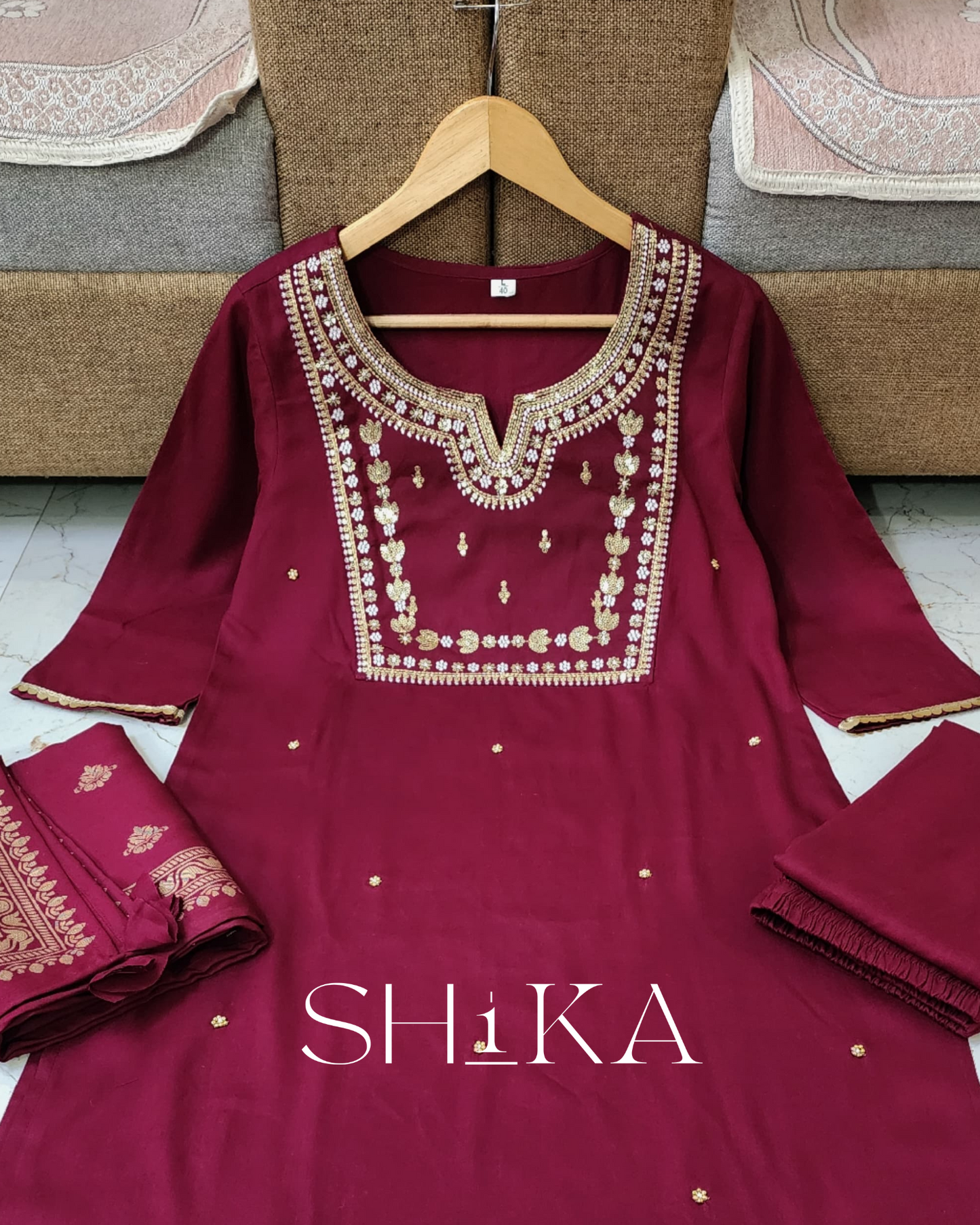 Mulberry Mist Kurti Set