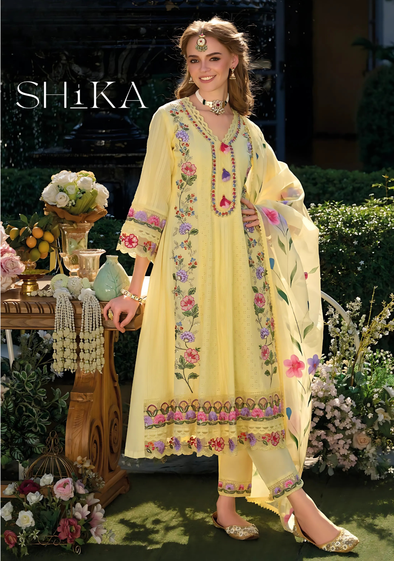 Daffodil Dream Anarkali