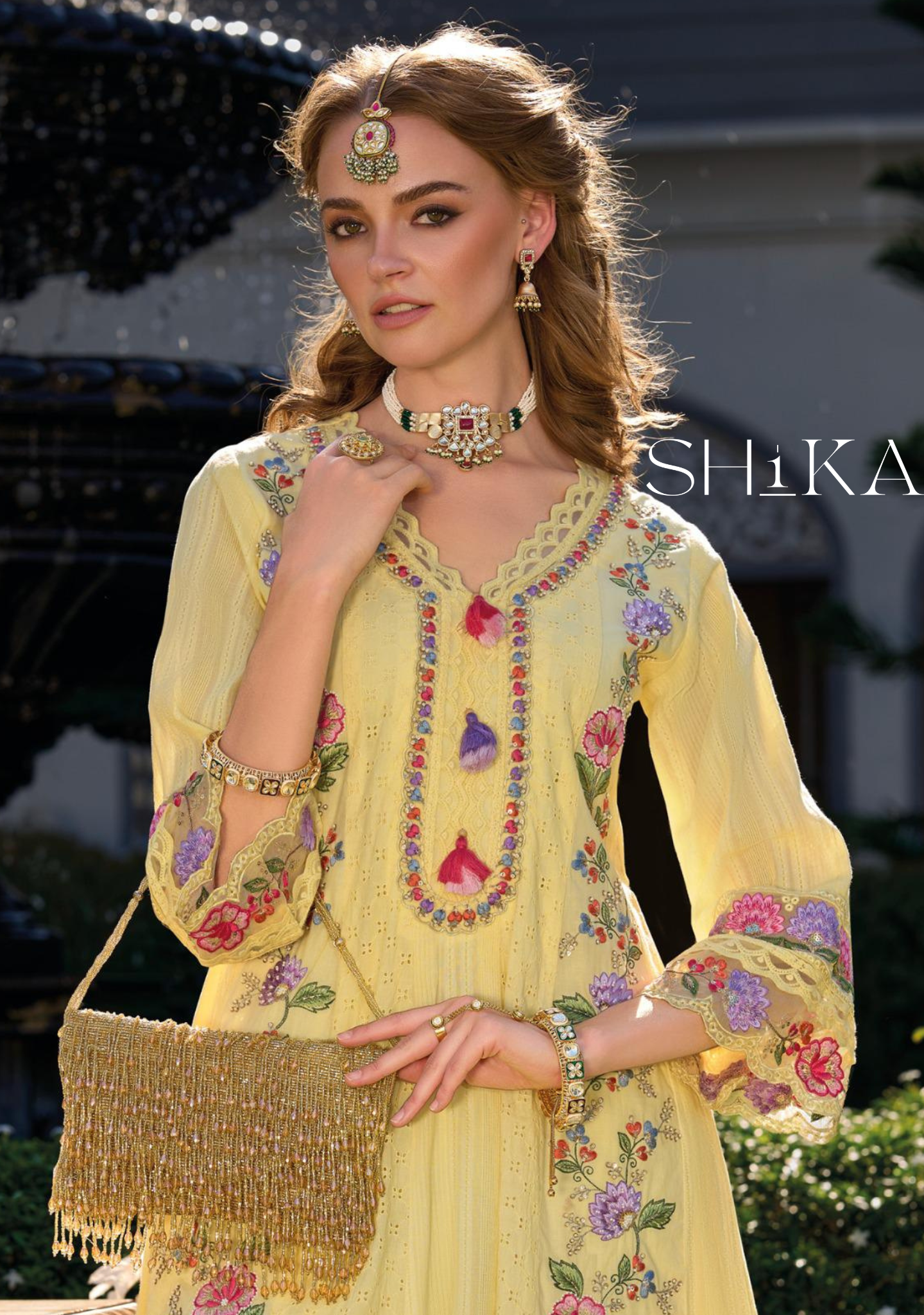 Daffodil Dream Anarkali