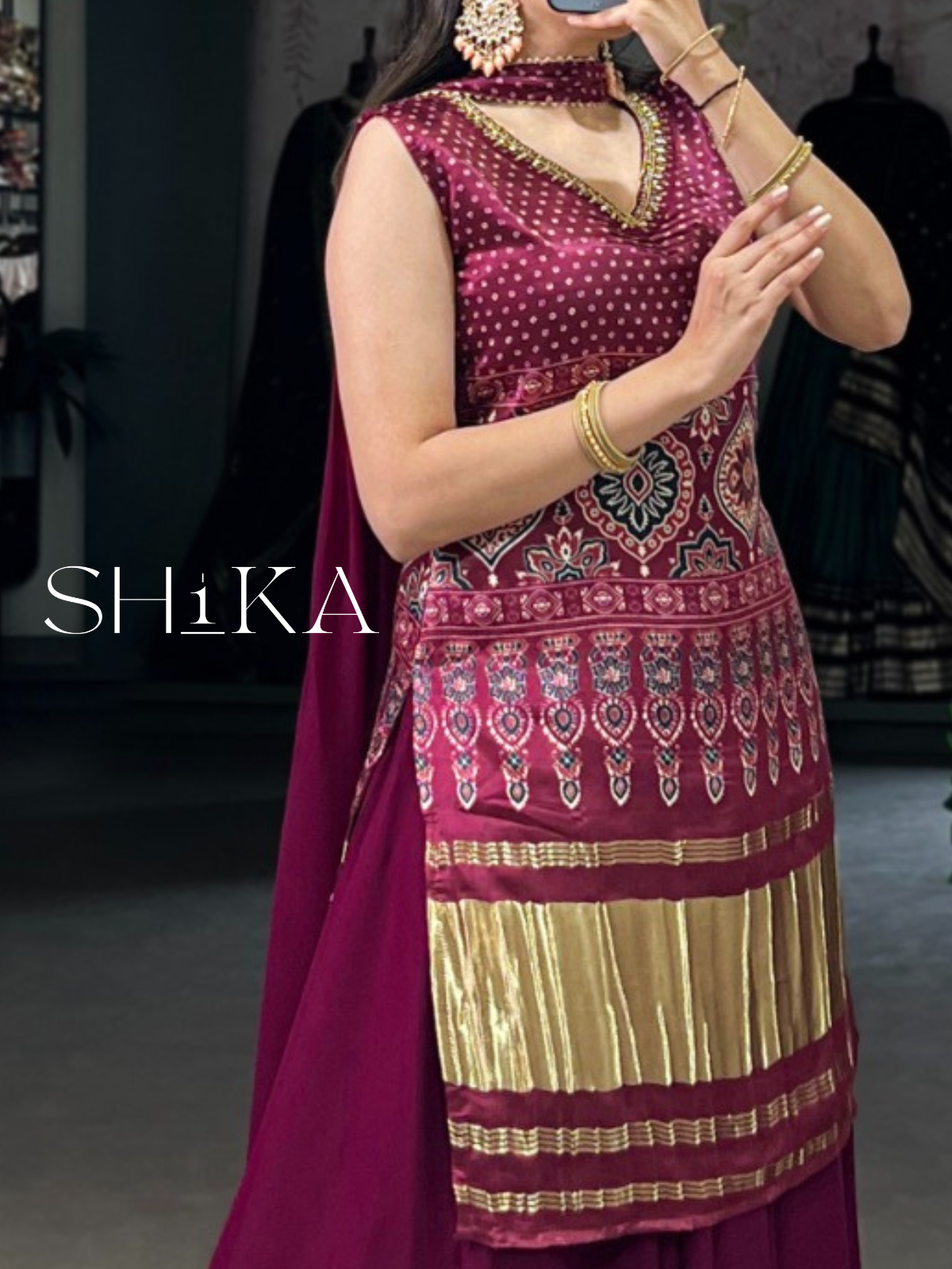 Wine Whisper Palazzo Set