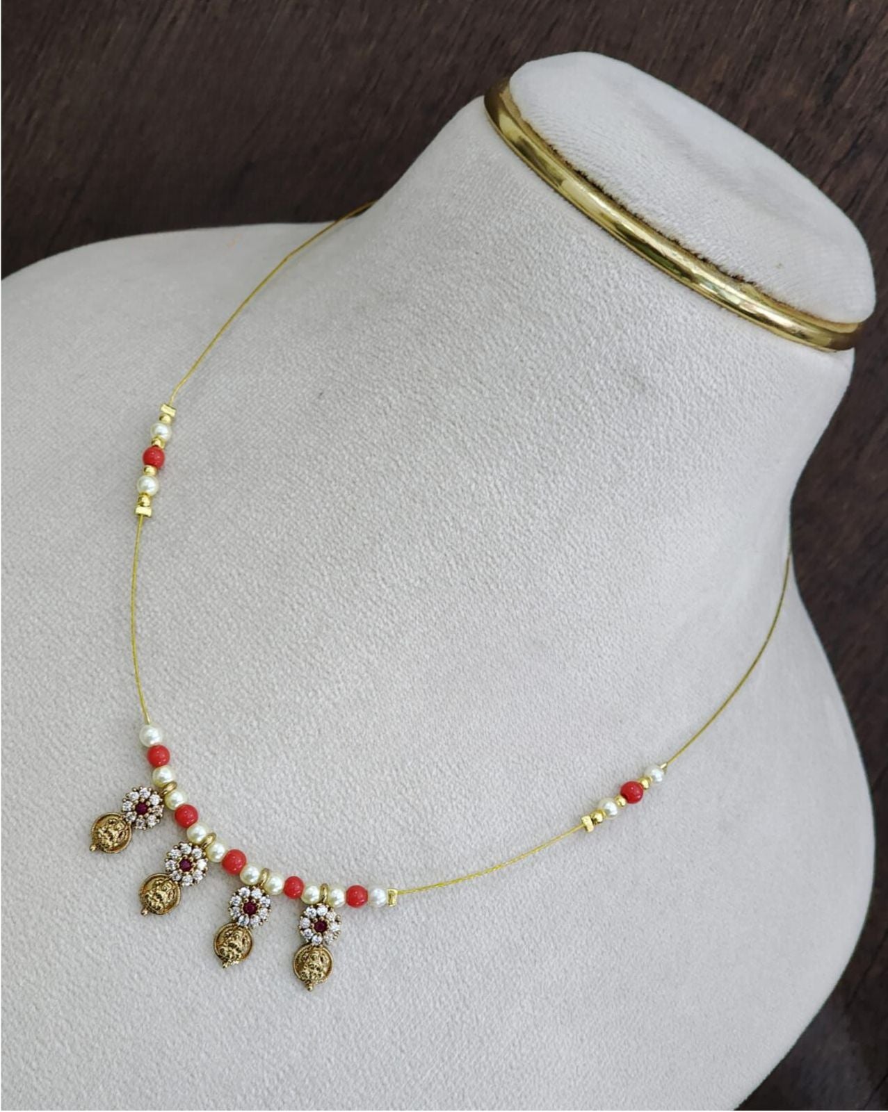 Lakshmi kasu Invisible Necklace