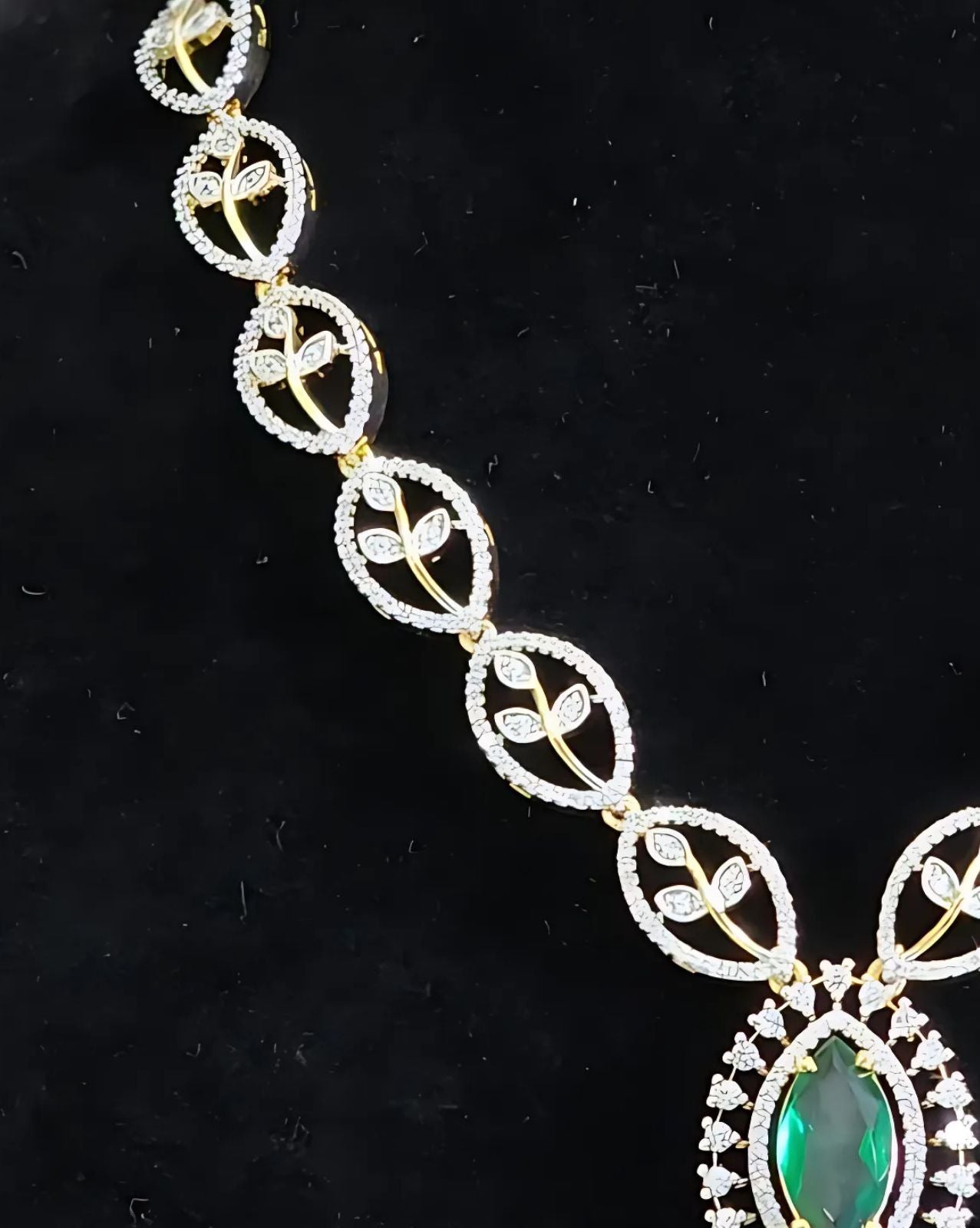 AD Stone Necklace Set
