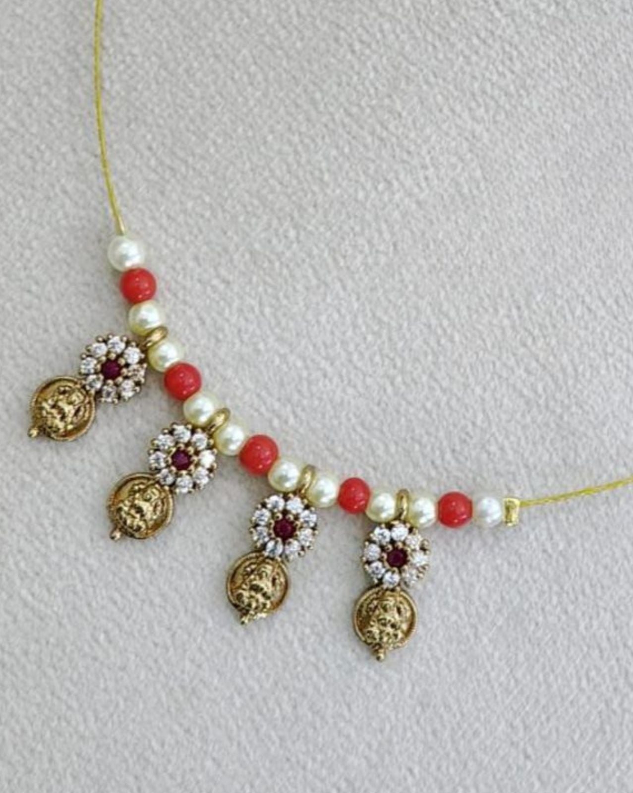 Lakshmi kasu Invisible Necklace