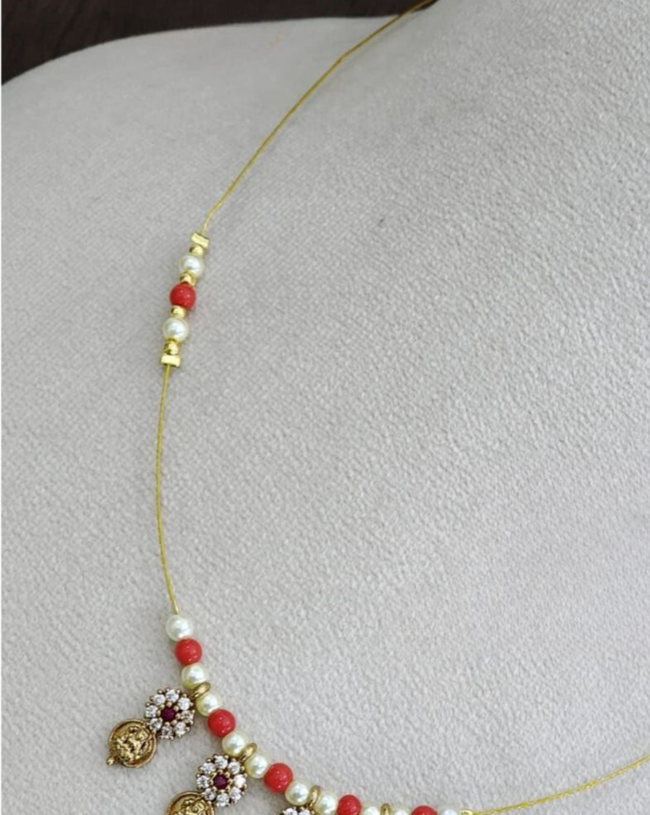 Lakshmi kasu Invisible Necklace