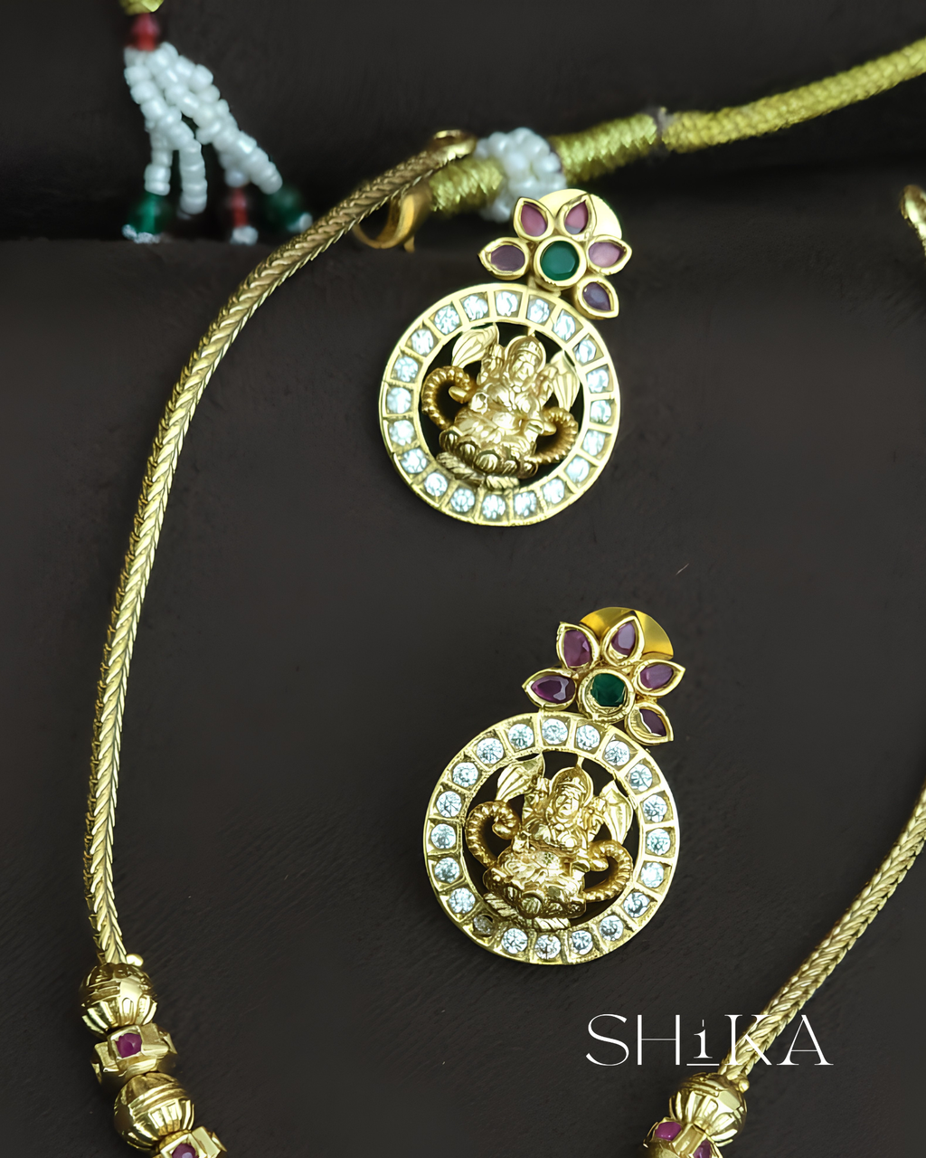 Rajalakshmi Coin Necklace Set