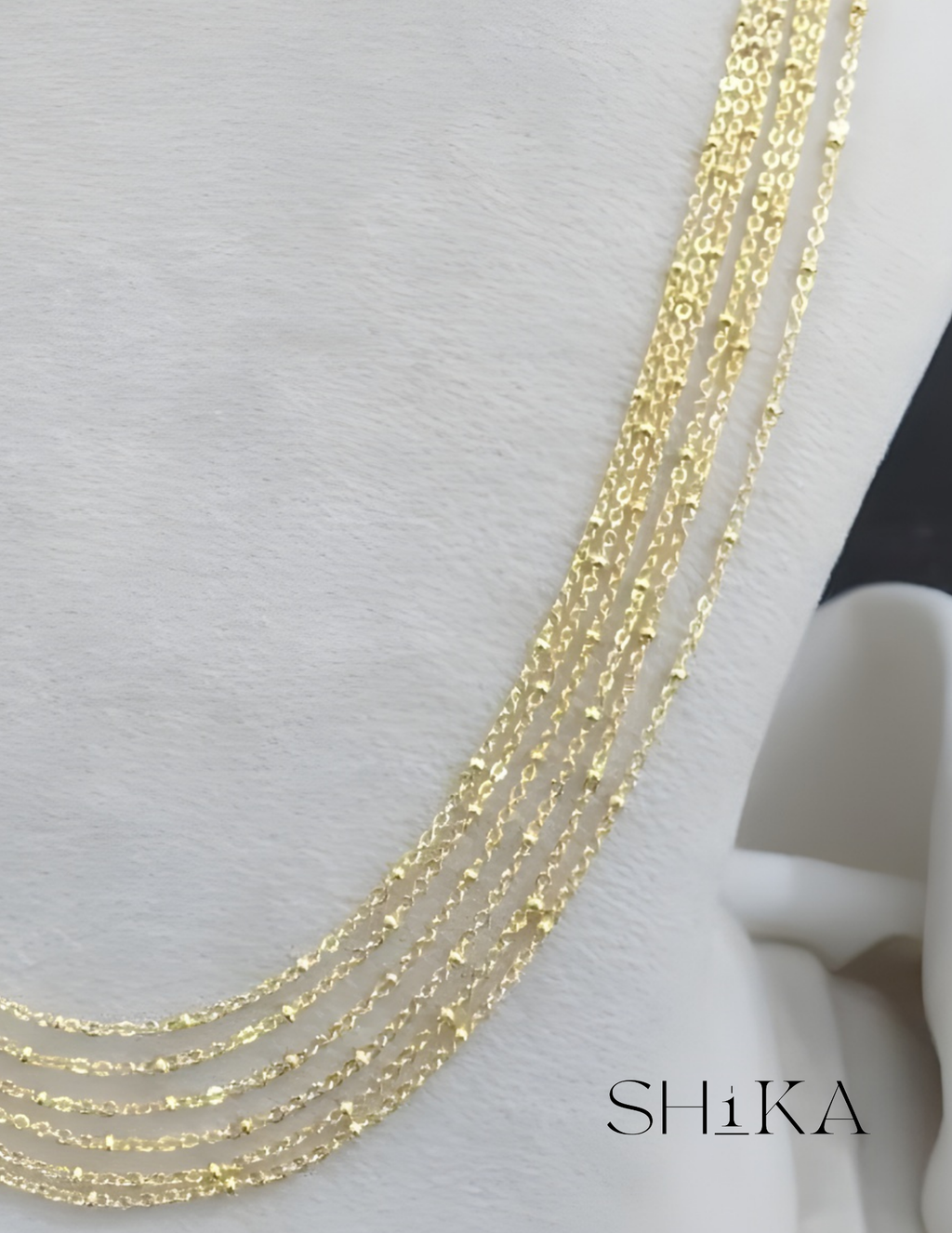 Chandraharam Gold Chain Necklace