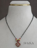Blooming Pendant Nalla Pusalu Necklace