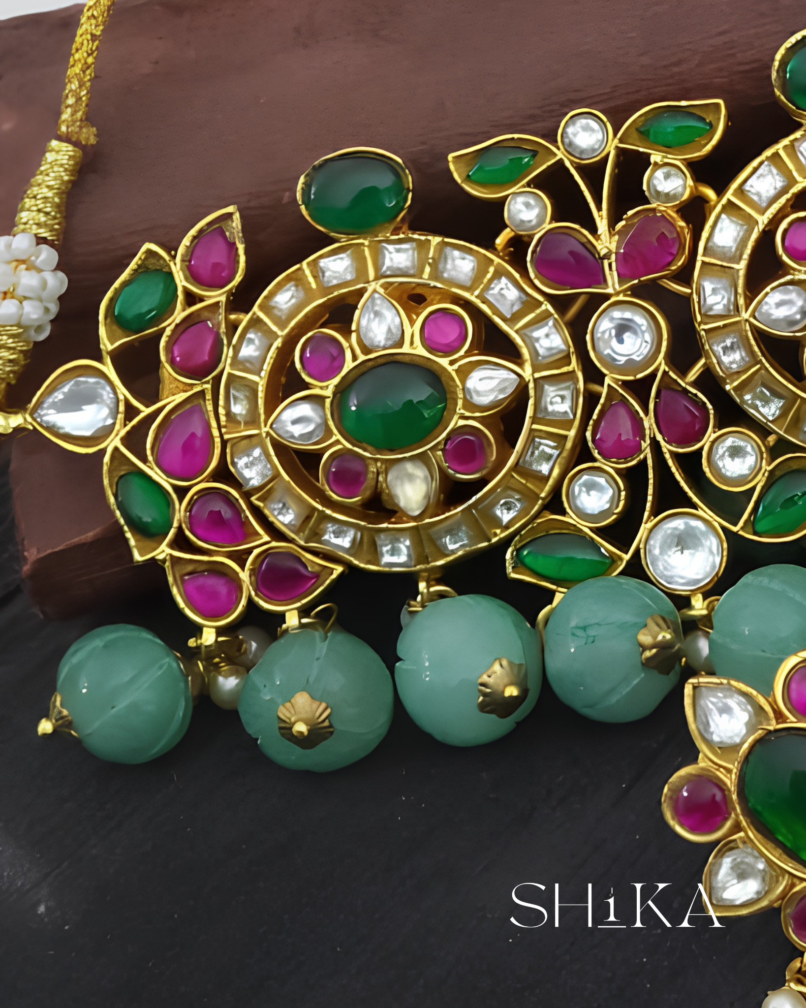 Jadau Kundan Bridal Choker Set