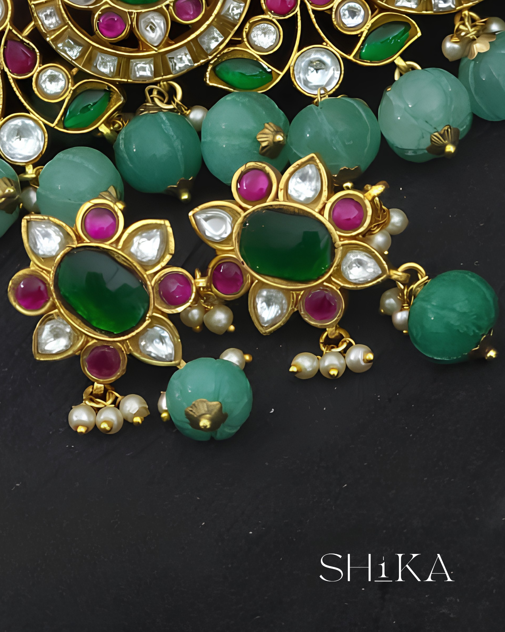 Jadau Kundan Bridal Choker Set