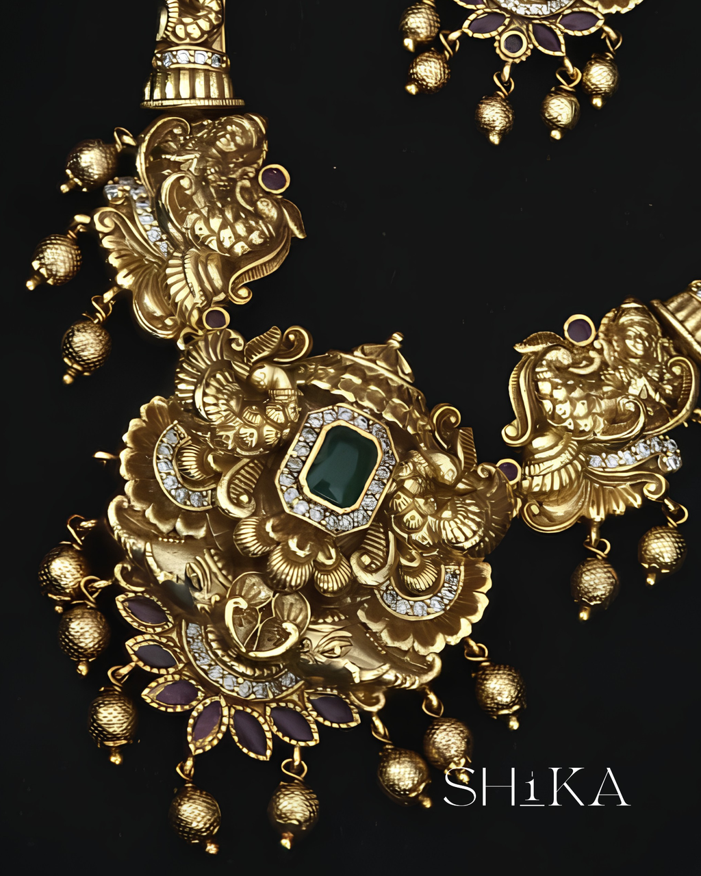 Maharani Antique Necklace Set