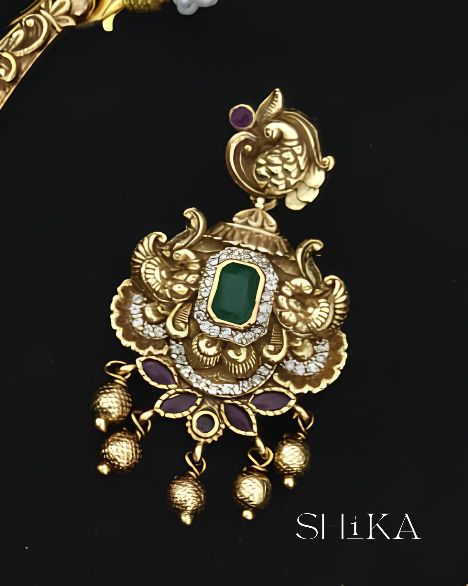Maharani Antique Necklace Set