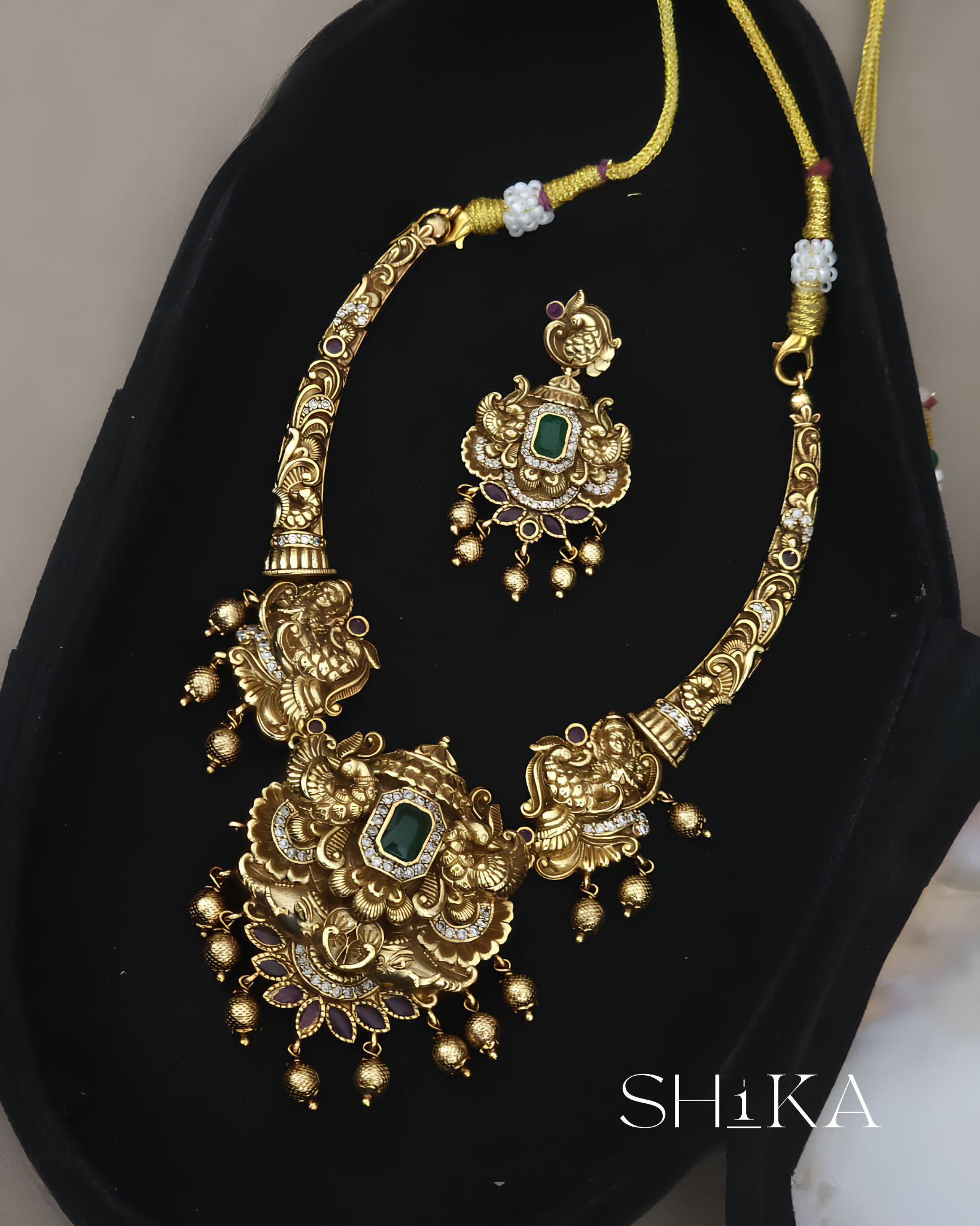 Maharani Antique Necklace Set