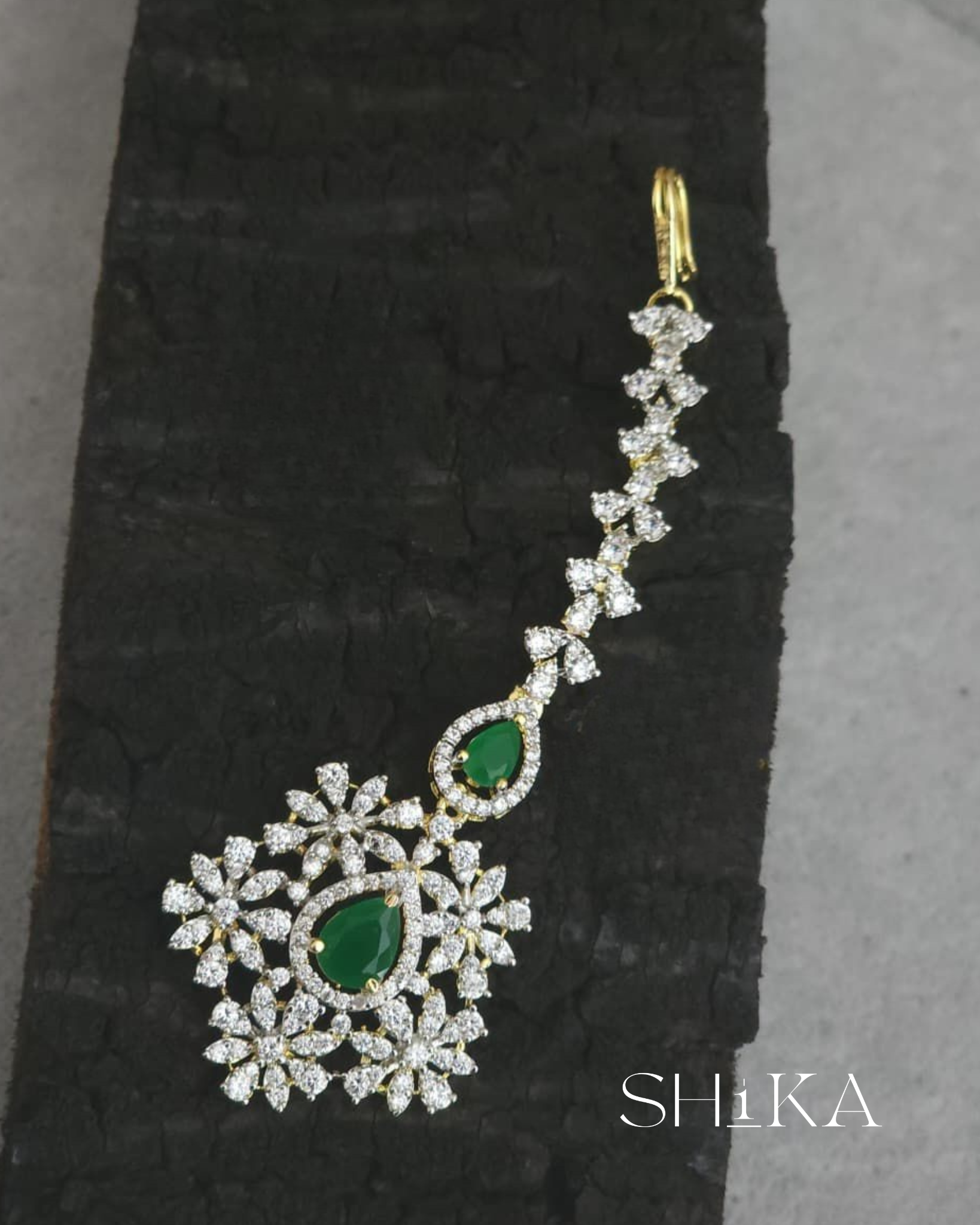 GJ Tear Drop Stone Tika