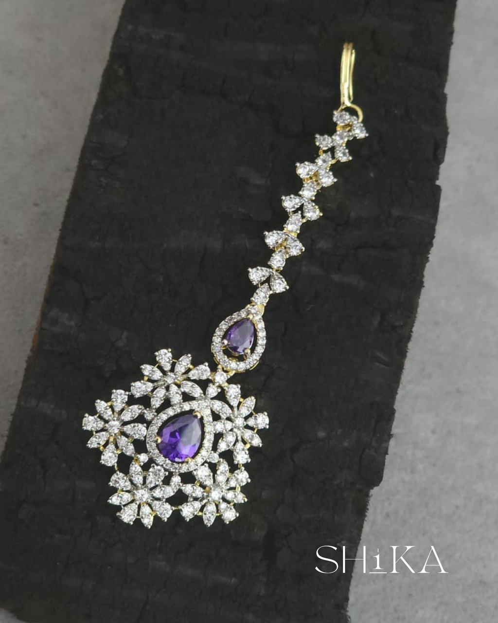GJ Tear Drop Stone Tika