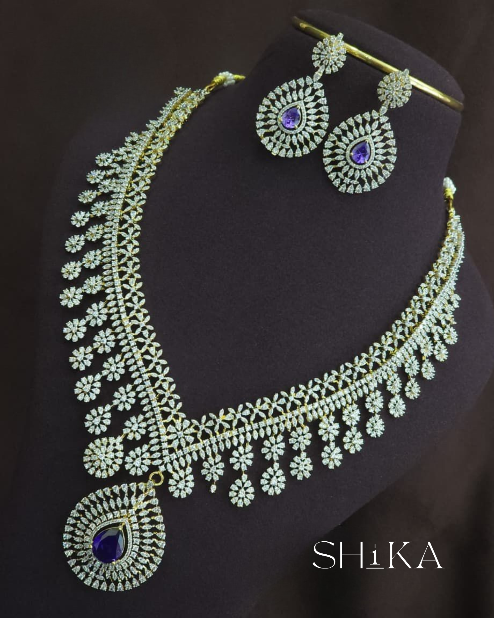 Bridal Mini Haram Necklace Set