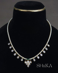 Swarovski and Peal Chain Necklace