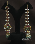 Champaswaralu Kempu Earrings