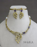 Leaf Detail Necklace Set