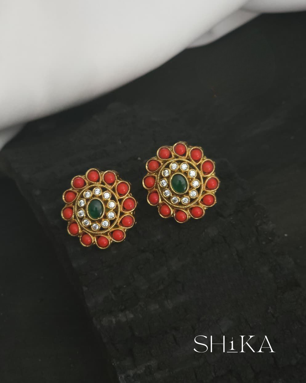 Halo Stud Earrings