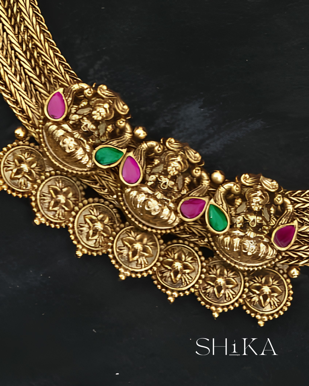 Jadau Kundan Kante Necklace Set