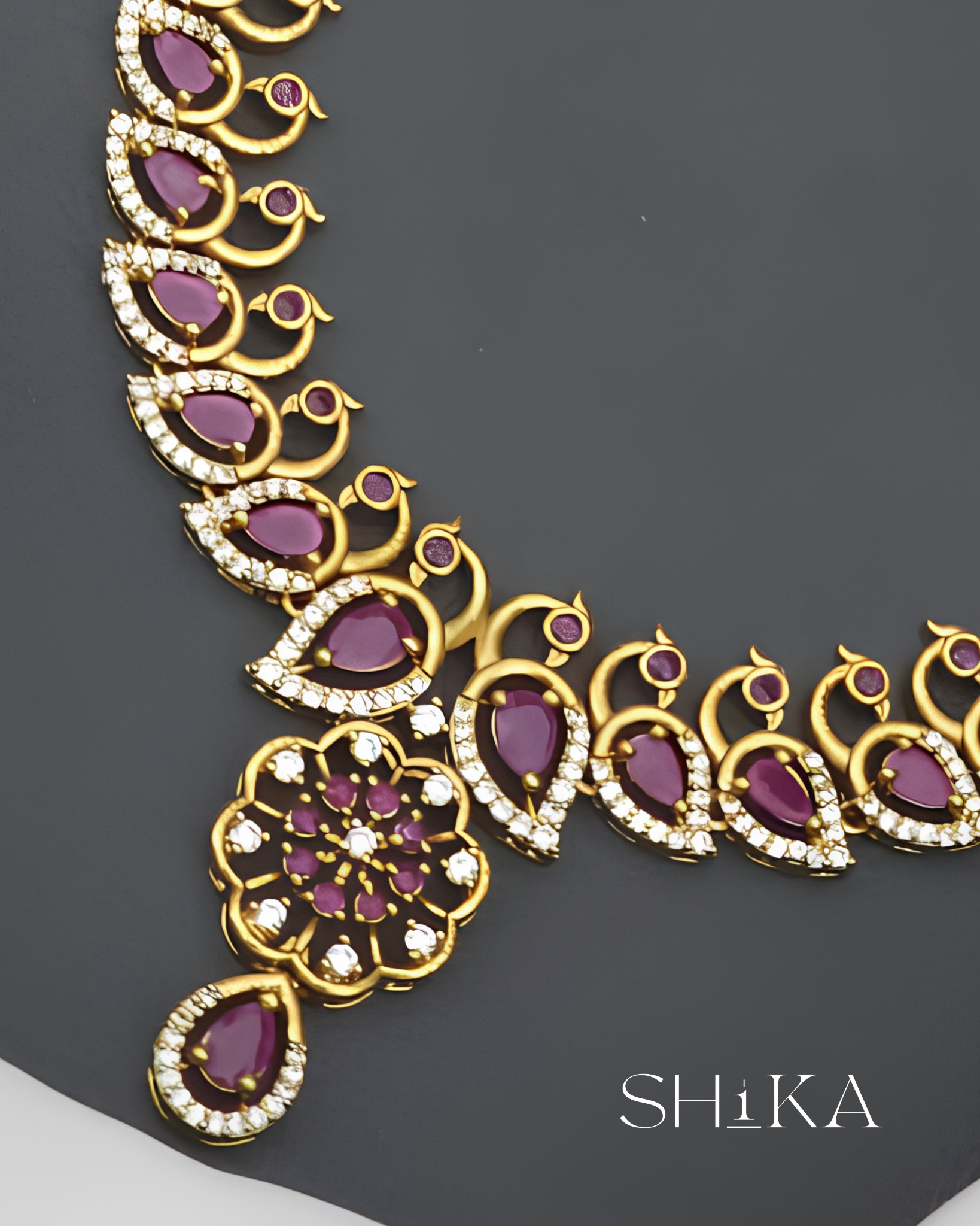 Padmavati Ruby Necklace Set