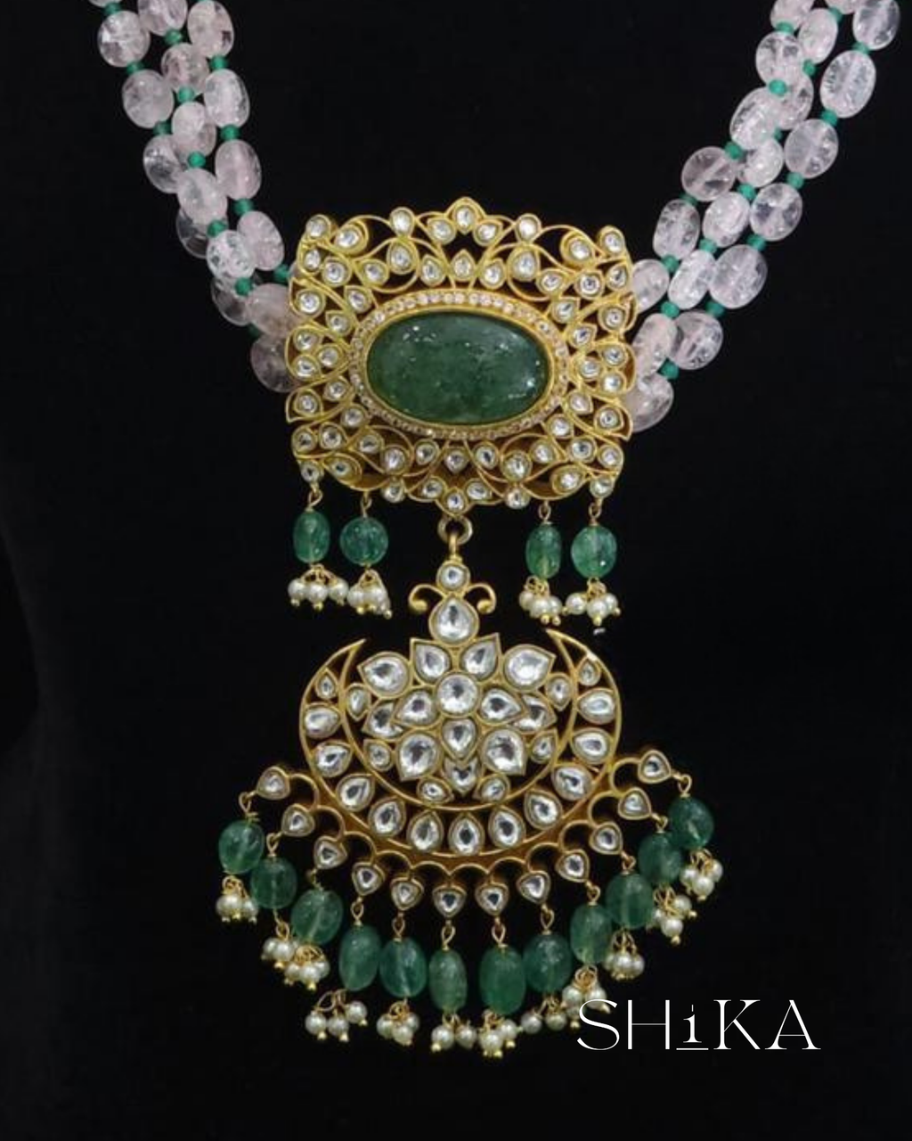 Vrinda Antique Necklace Set
