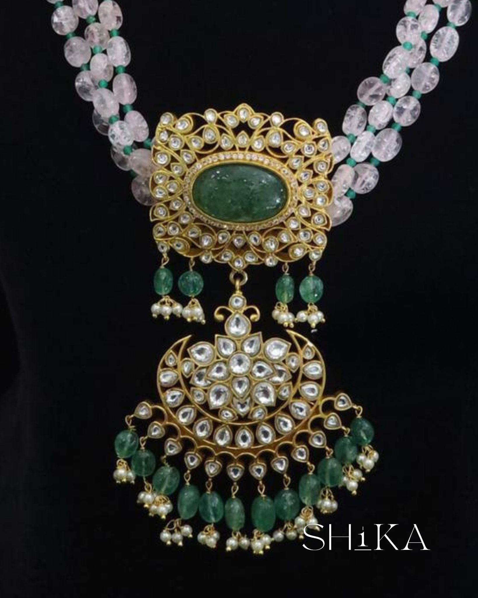 Vrinda Antique Necklace Set