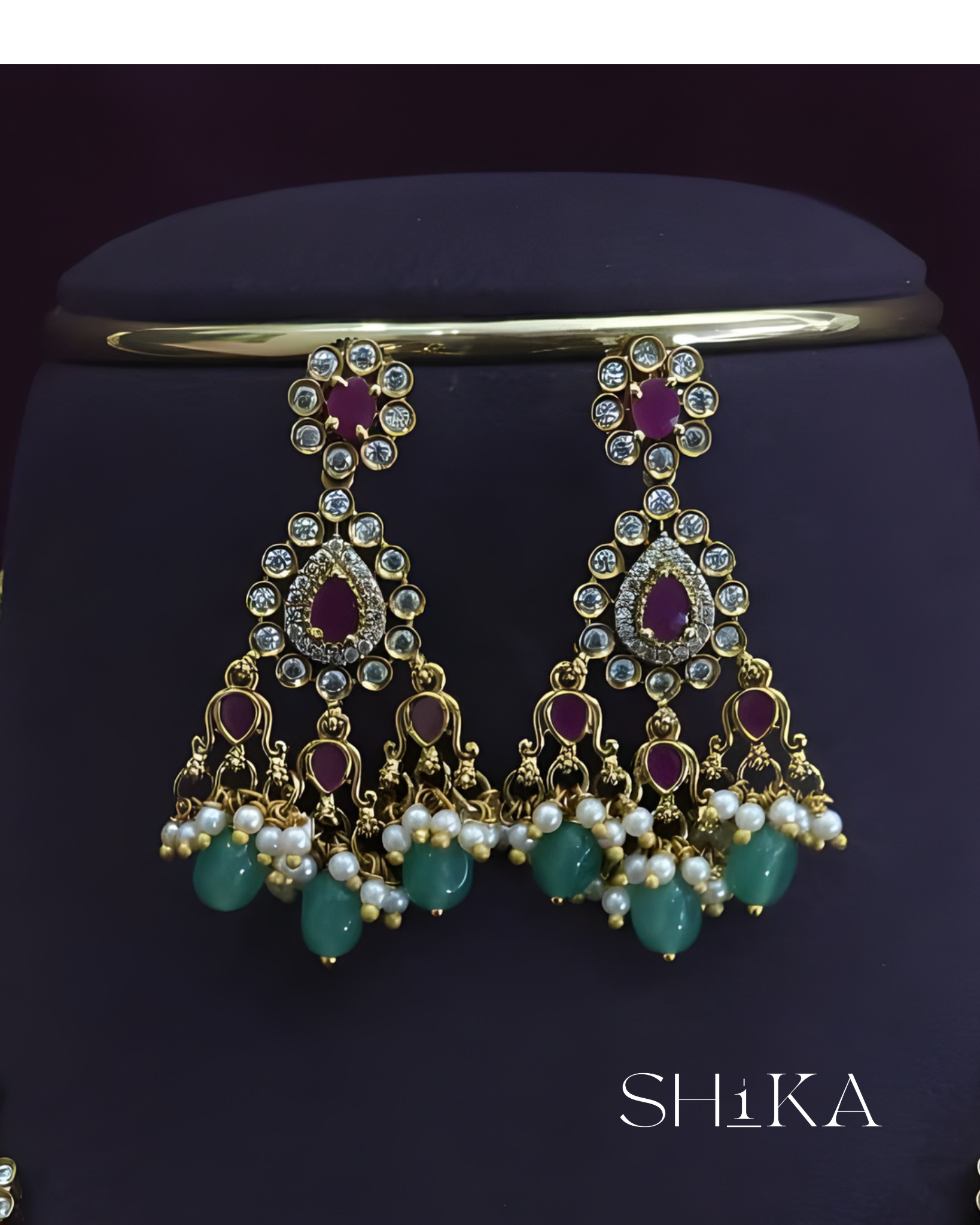 Stone and Bead Necklace Set