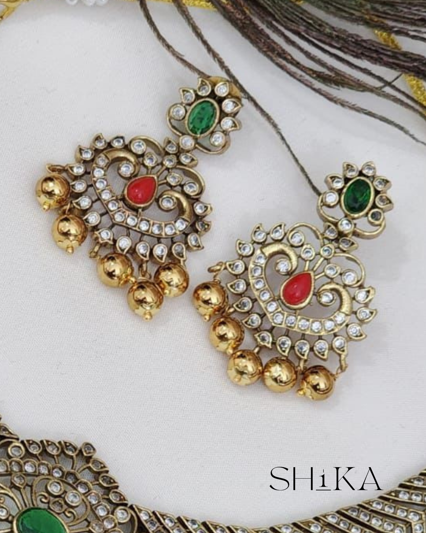 Nooranjali Victorian Necklace Set