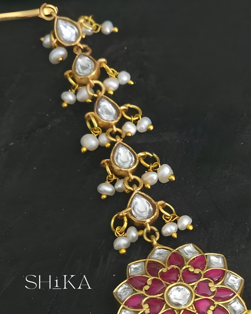 Beaded Floral Tika
