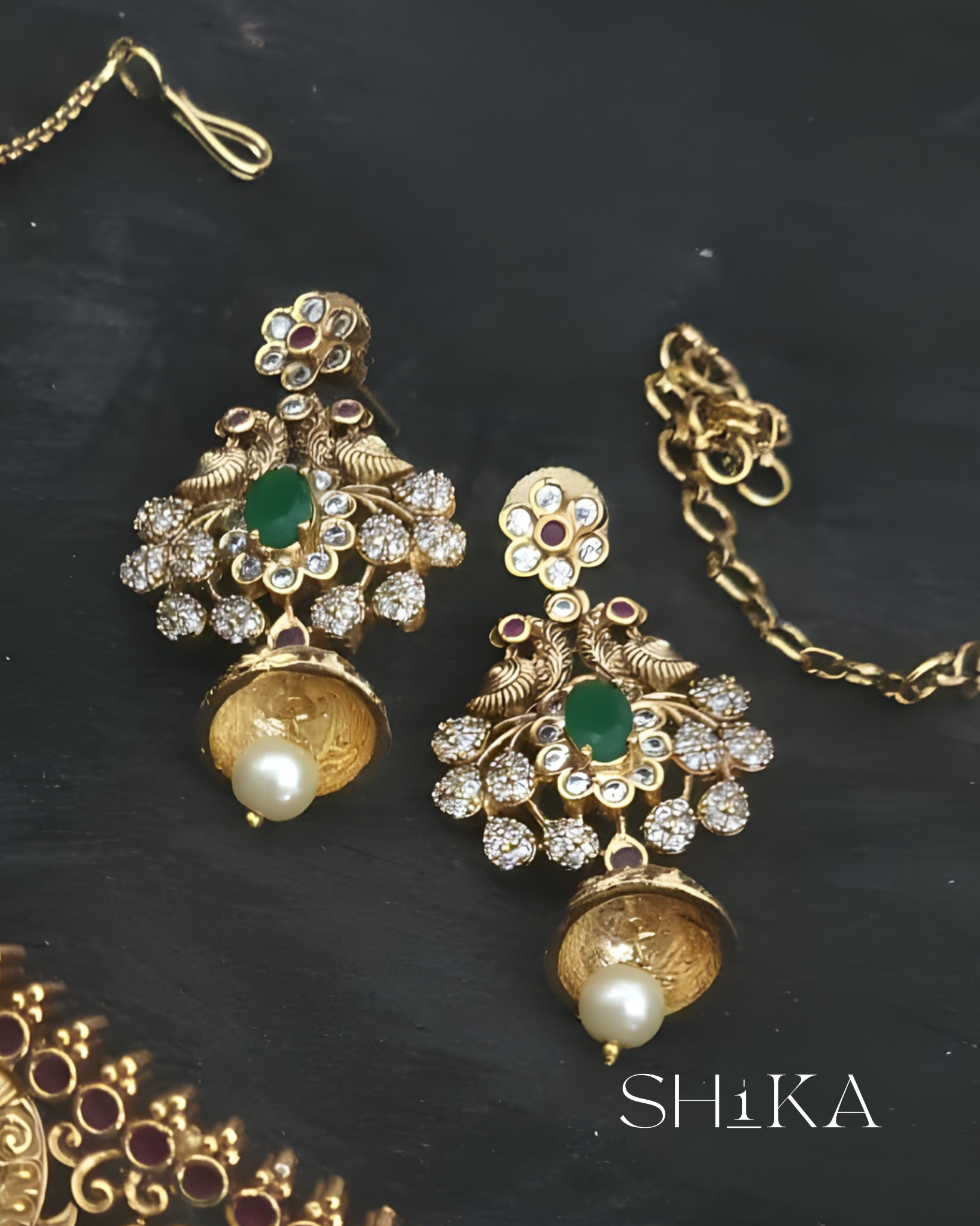 Nakshi Bridal Necklace Set