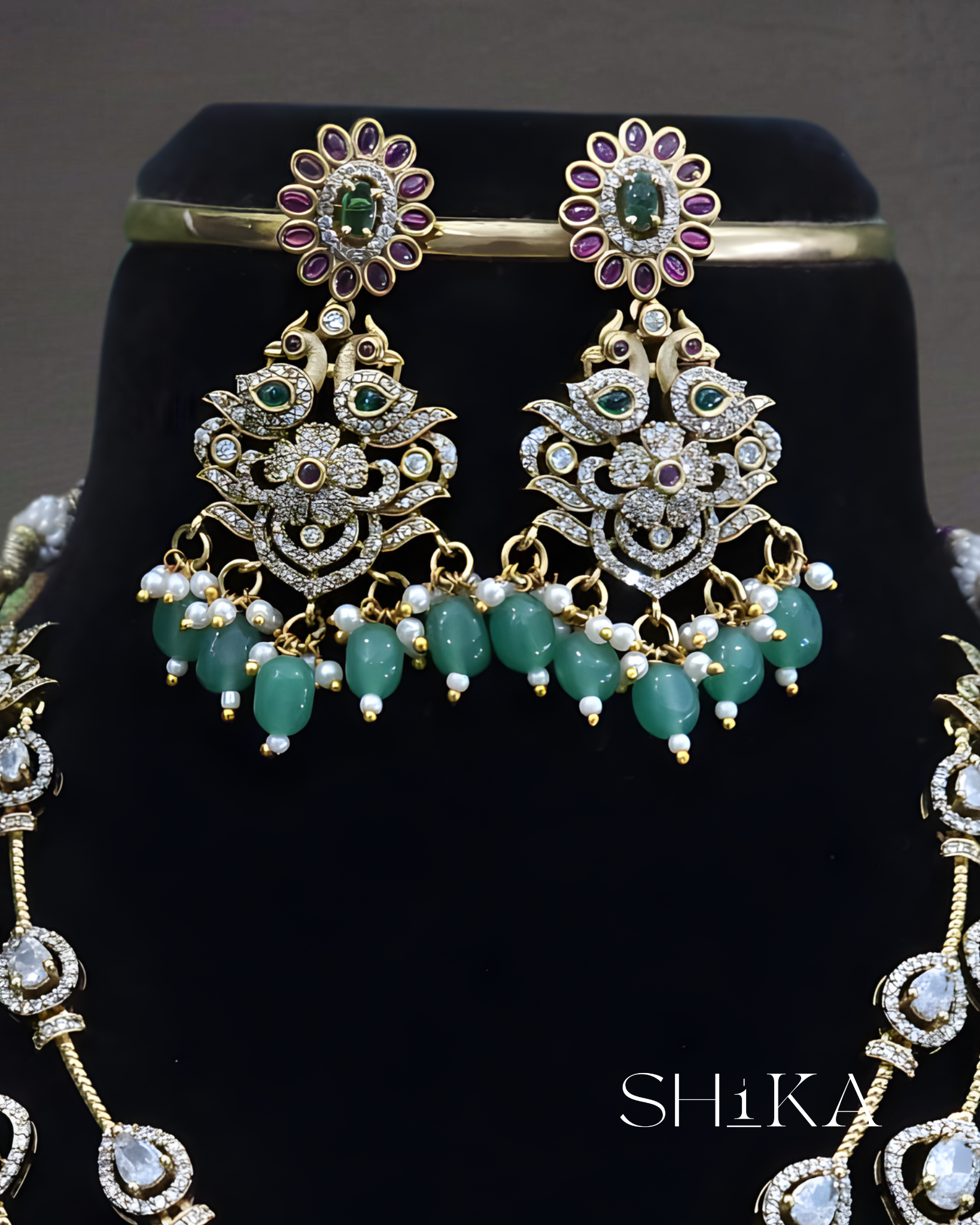 Multi-Chain Haram Necklace Set