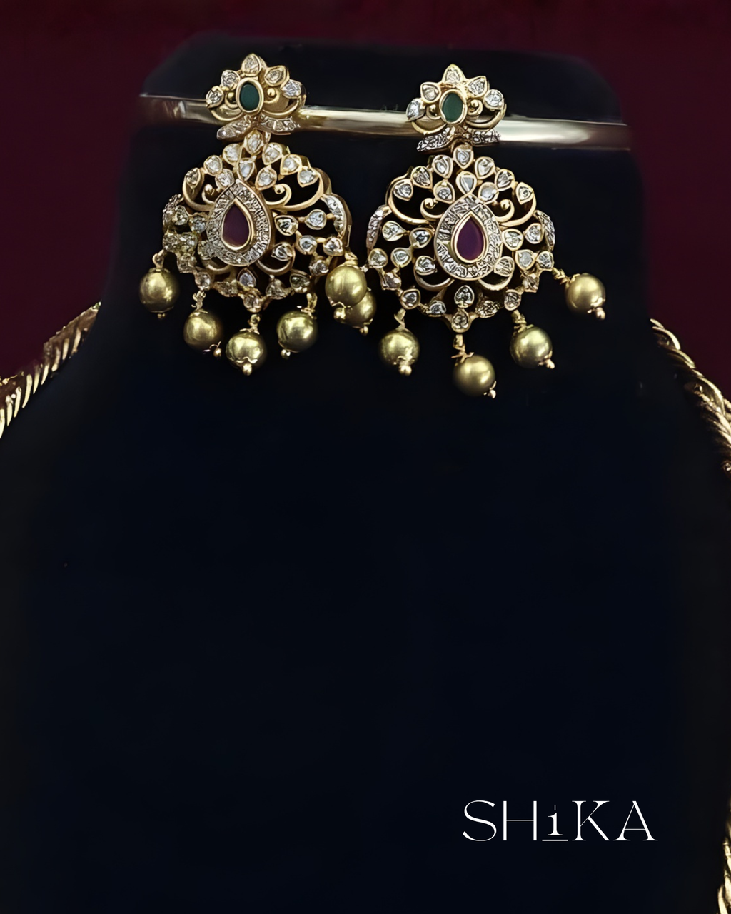 Jilebi Haram Necklace Set