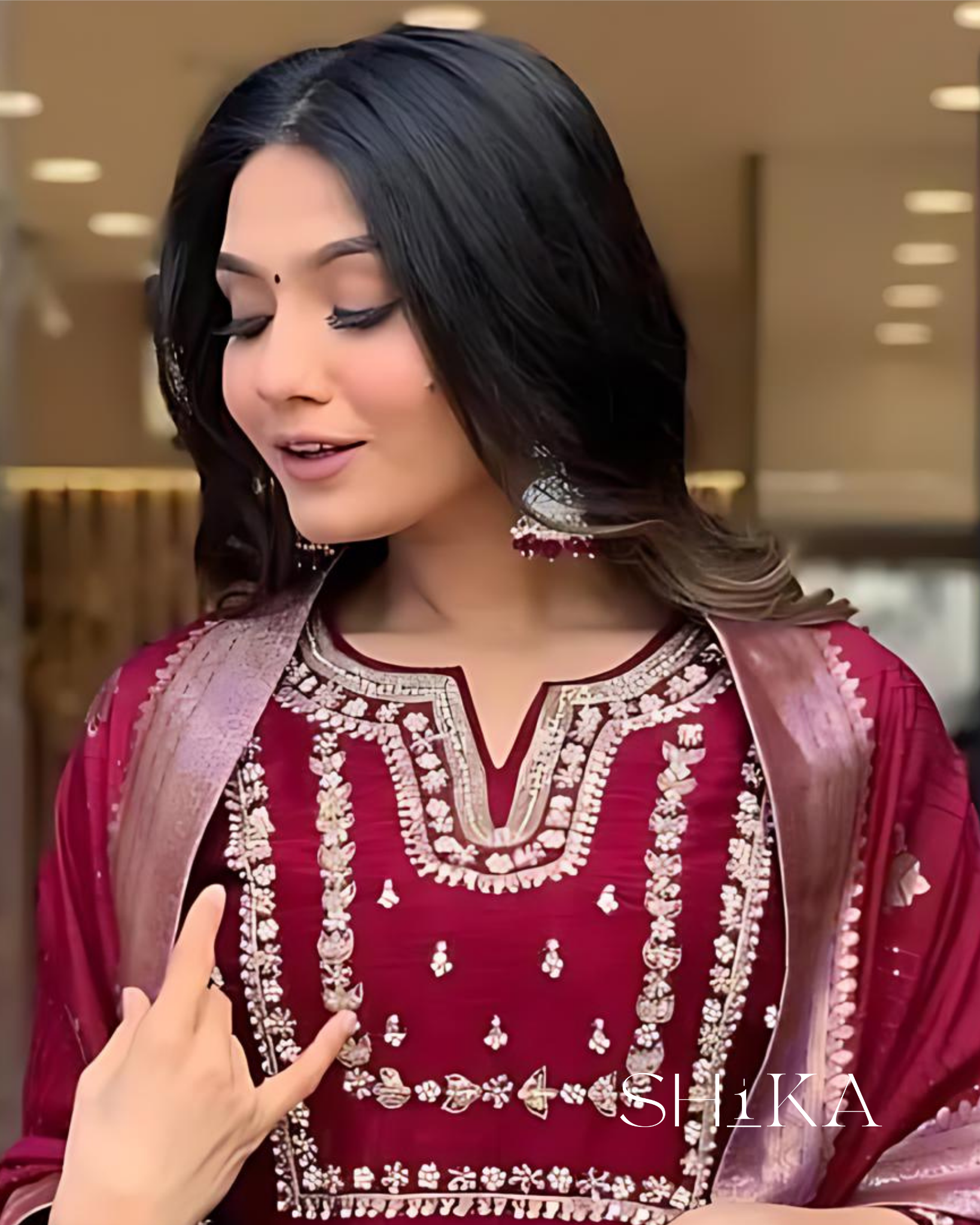 Mulberry Mist Kurti Set