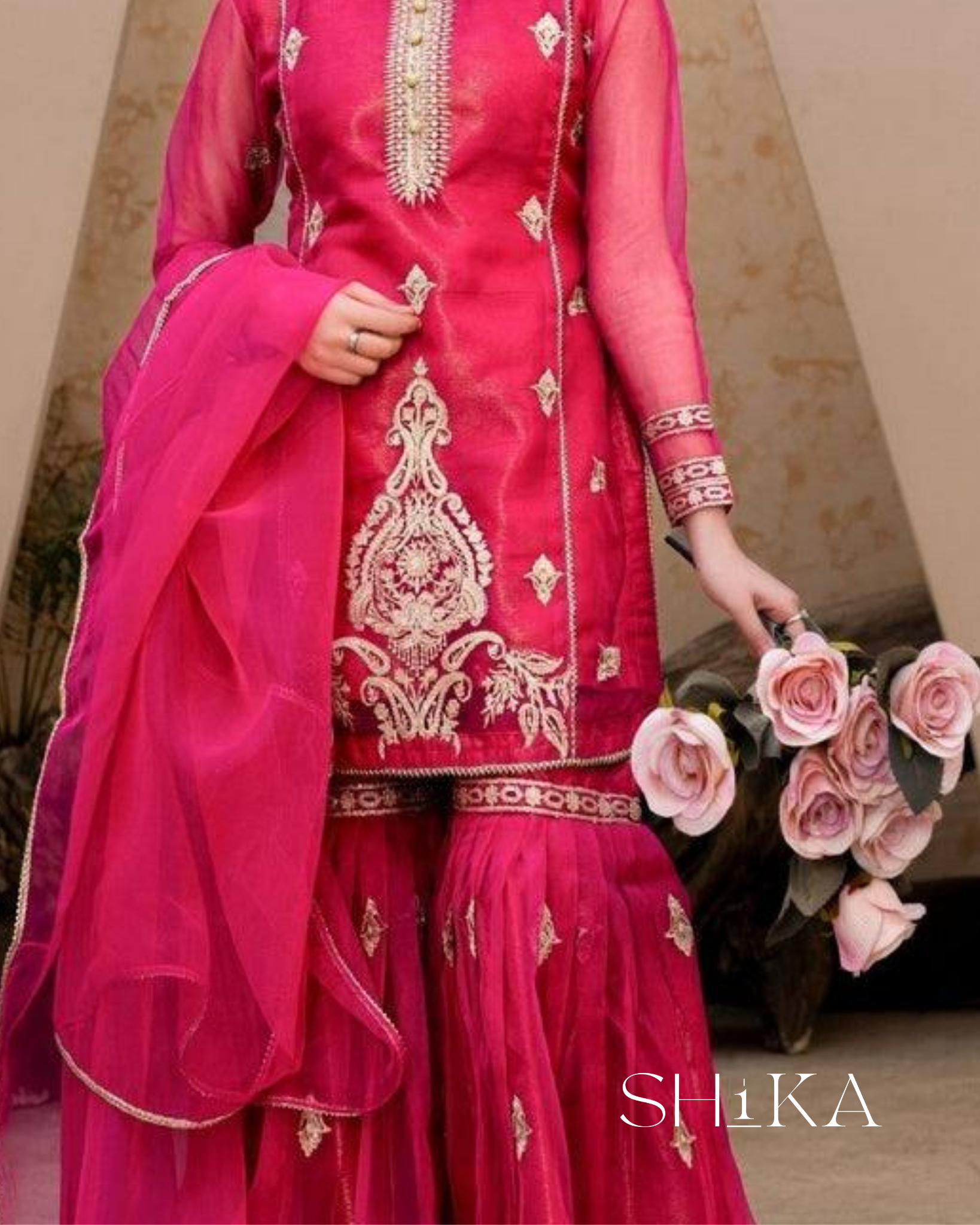 Eternal Blush Pallazo Set