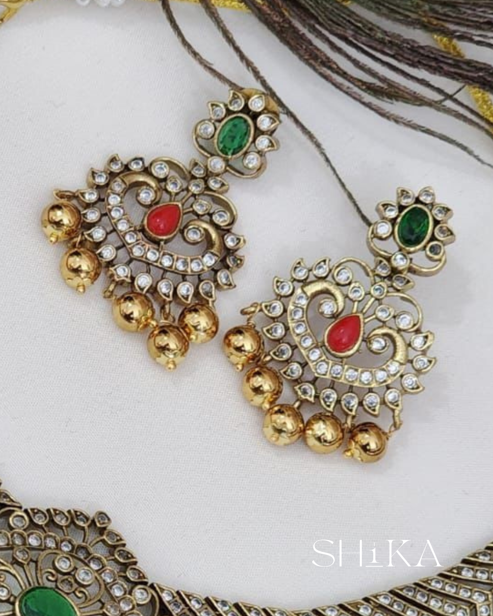 Nooranjali Victorian Necklace Set