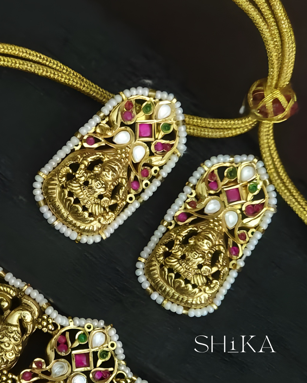 Antique Laxmi Devi Choker Set