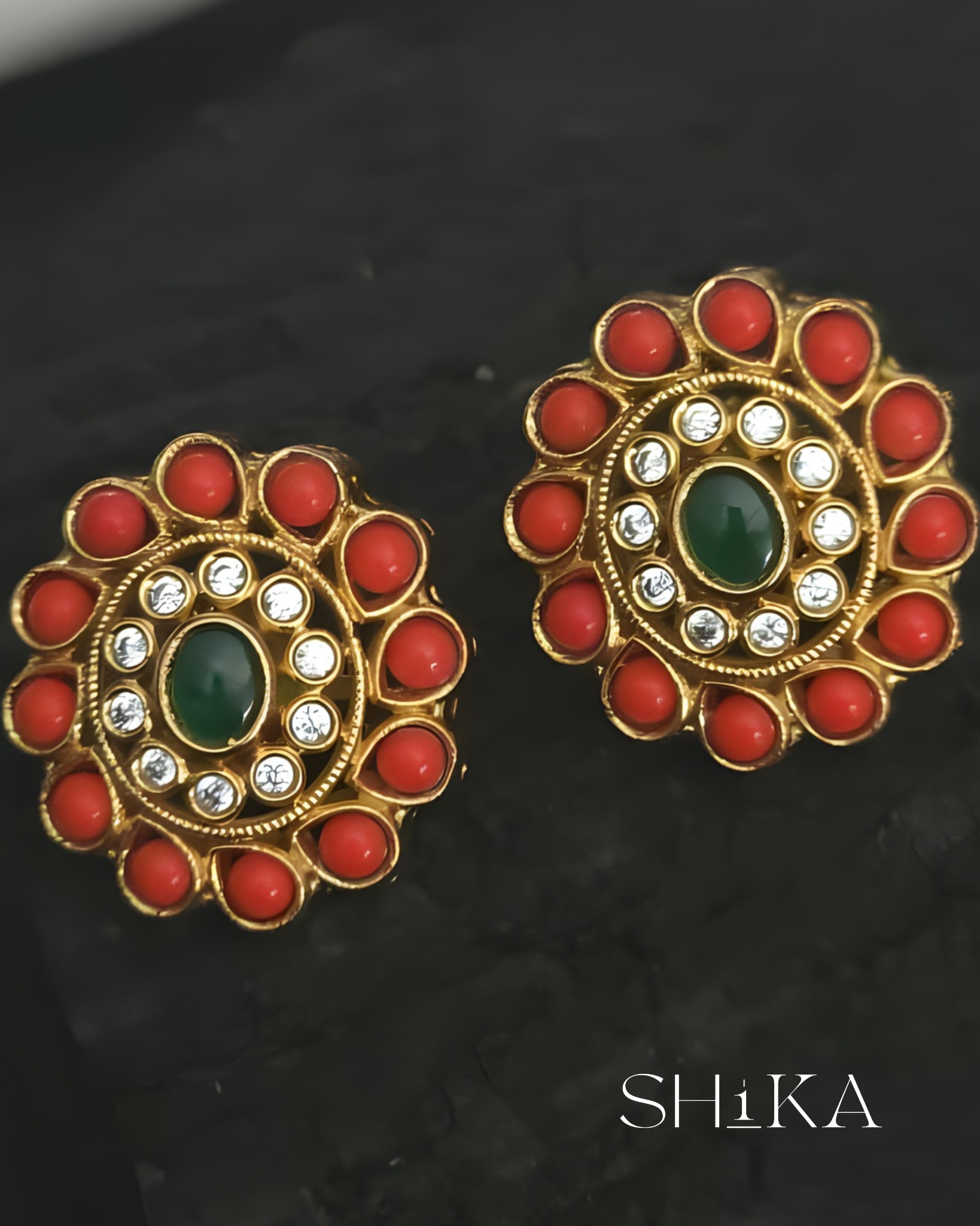 Halo Stud Earrings